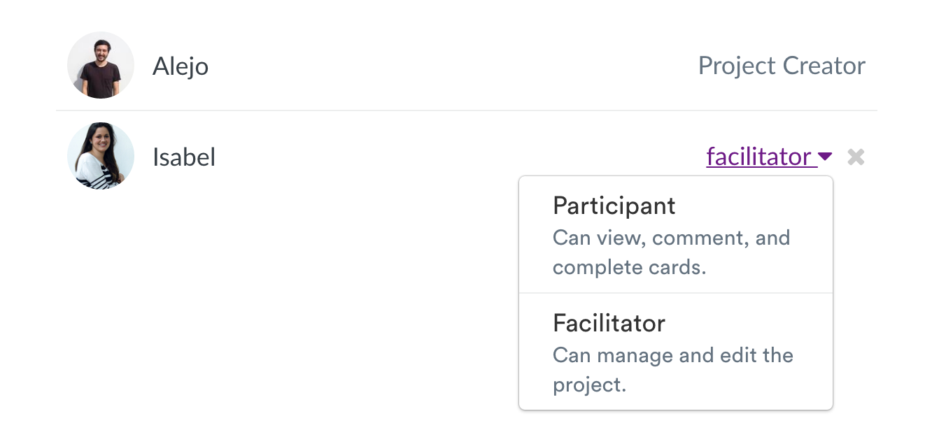 Multiple facilitators